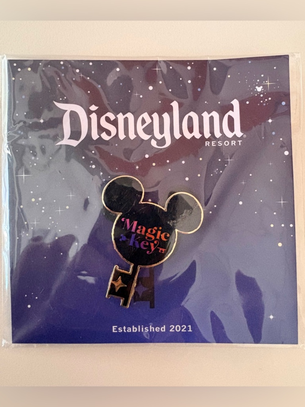 Disney Parks Magic Key Exclusive Pin 2021 Disneyland Pin Trading Brand New
